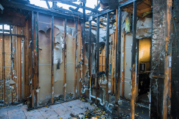 Professional Fire Damage Removal technician working in Surf City, NC